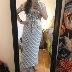Striped Maxi Dress medium